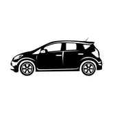 Family Car Silhouette Art