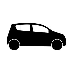 Subcompact Car Silhouette Art