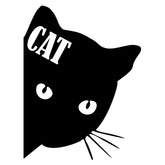 Lurking Cat Silhouette Art
