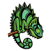 High Casqued Chameleon Vector Art