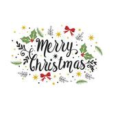 Blissful Merry Christmas Wish Vector Art