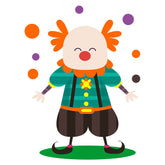 Witty and Jolly Circus Joker Vector Art