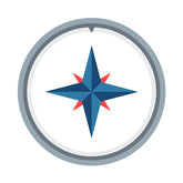 Precise Base Compass Vector Art