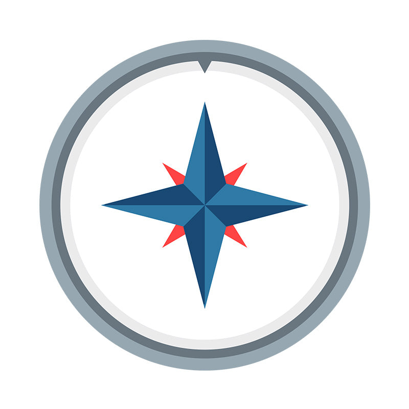 Precise Base Compass Vector Art