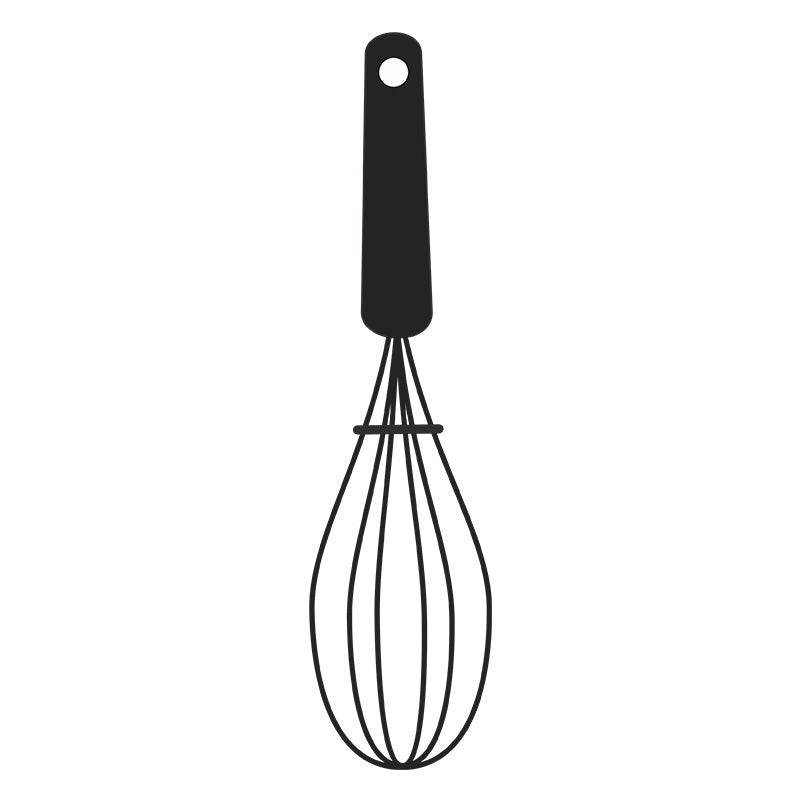 Composite Whisk Beater Silhouette Art