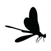 Eastern Amberwing Dragonfly Silhouette Art