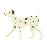 Elegant Light Colored Dalmatian Dog Vector Art
