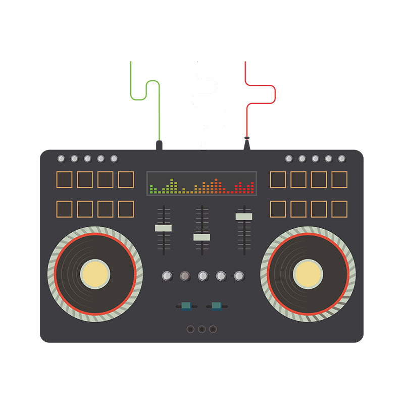 Multi Purpose DJ System Controller Vector Art