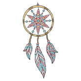 Elegant Feathered Dream Catcher Vector Art