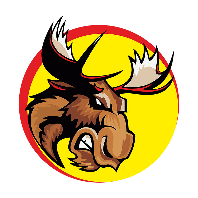 Wrathful and Enraged Elk Vector Art