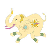 Appealing and Relaxed Elephant Vector Art