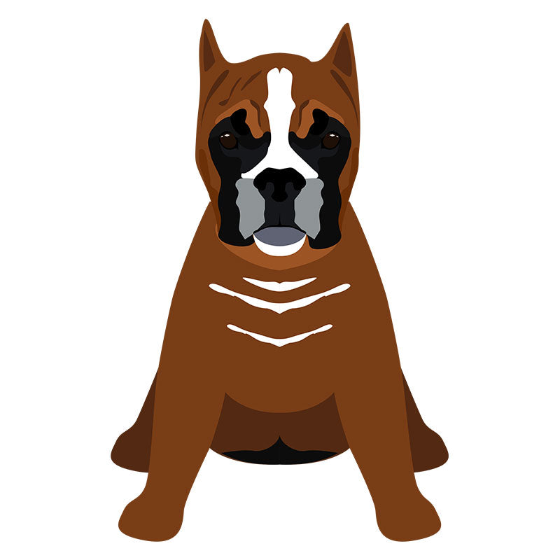 The Staffordshire Bull Terrier Dog Vector Art