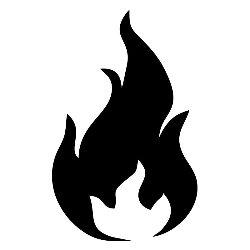 Fire Flame Silhouette Art