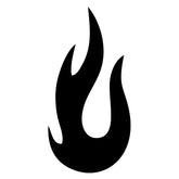 Electric Flame Silhouette Art