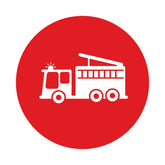 Alert Fire Station Safety Sign Vector Art