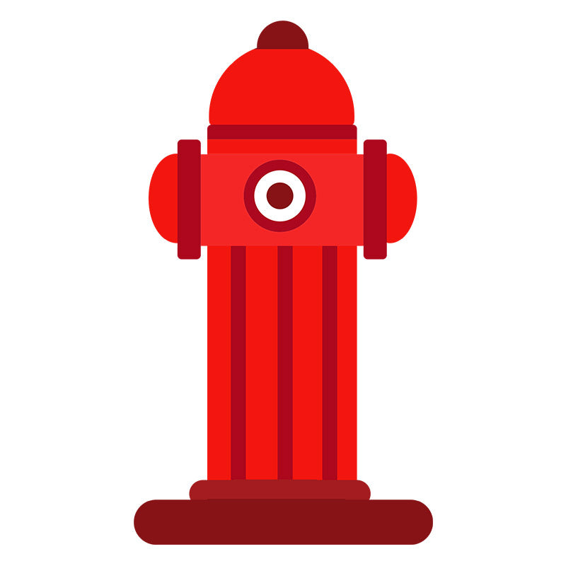 Flushing Fire Hydrant Fireplug Vector Art