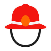 FireFighter Fireman Helmet Vector Art