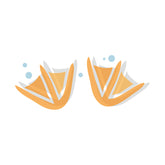 Quacking Duck Footprint Step Vector Art