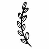 Lupine Flower Silhouette Art