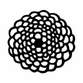 Marigold Flower Silhouette Art