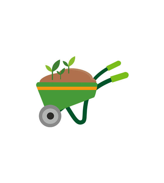 Comfortable Garden WheelBarrow Vector Art