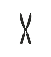 Crafty Garden Hedge Shear Silhouette Art