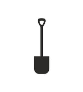Essential Garden Spade Silhouette Art
