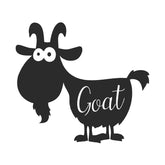 Mountain Goat Silhouette Art