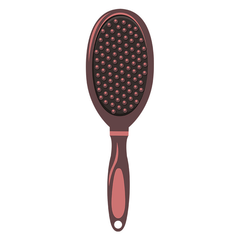 Styling Flat Hair Brush Vector Art