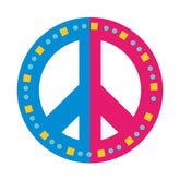 Emblem of Peace Hippie Art Vector Design