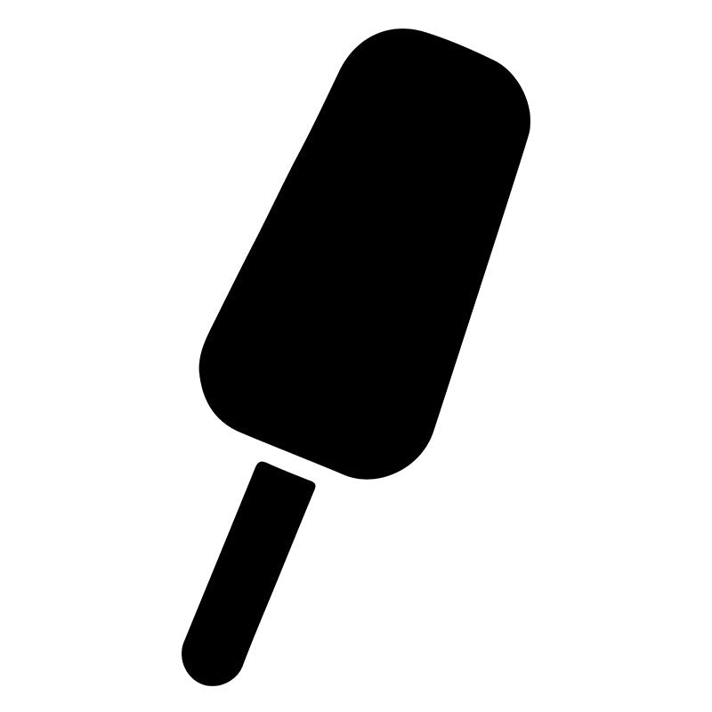 Luscious Choc Bar Ice Cream Silhouette Art