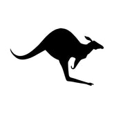 Leaping Kangaroo Silhouette Art