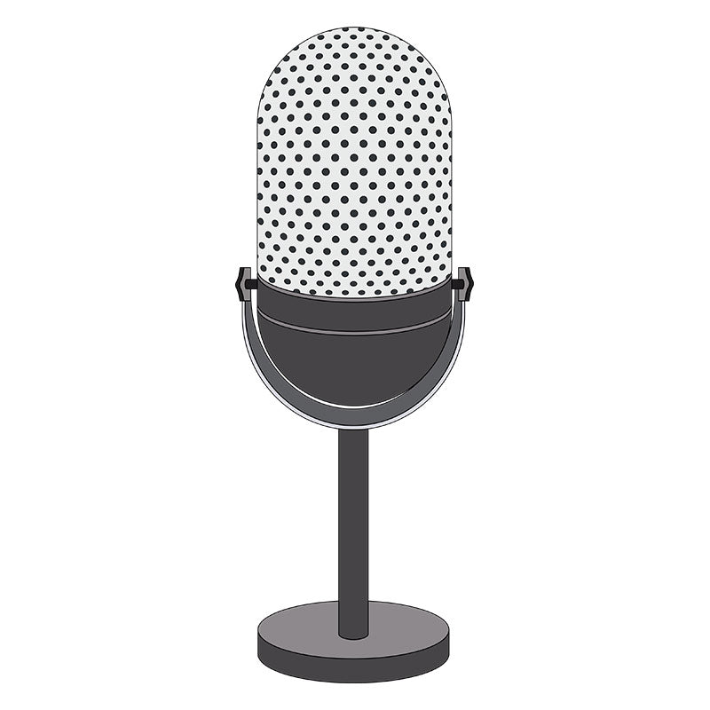 Karaoke Singing Mic Vector Art