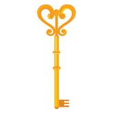 Charming Wardrobe Locker Key Vector Art