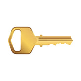 Modern Smart Lock Key Vector Art