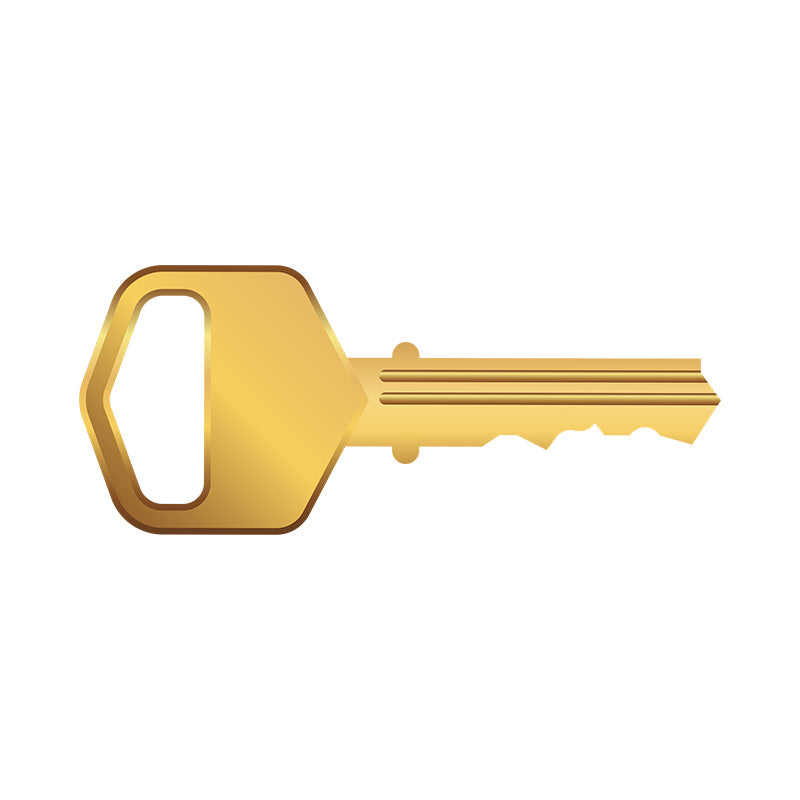 Modern Smart Lock Key Vector Art