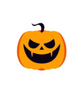 Malignant Halloween Pumpkin Vector Art