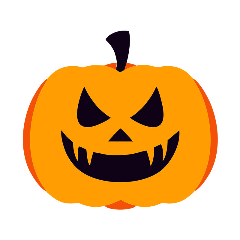 Furious Jack-o’-lantern Halloween Pumpkin Vector Art