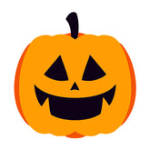Laughing Jack-o'-lantern Halloween Pumpkin Vector Art