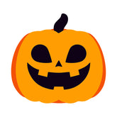 Jolly Halloween Jack-o'-lantern Vector Art
