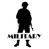 Patriotic US Military Solider Silhouette Art