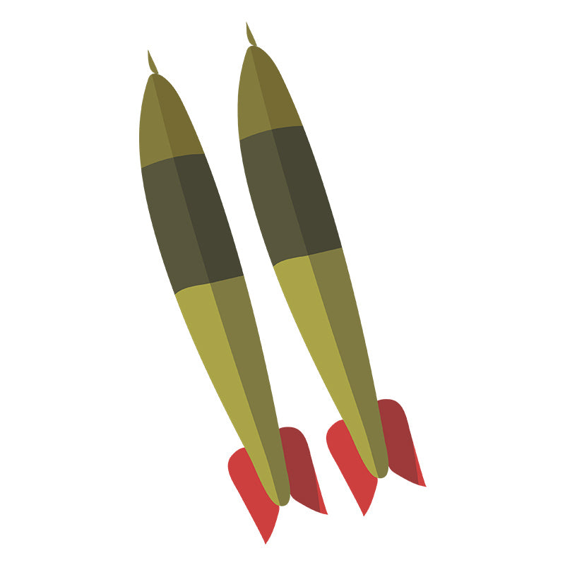 Self-propelled Guided Missile Vector Art