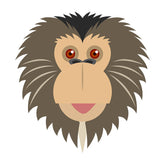 Monkey Face Vector Art