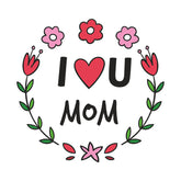 I Love You Mom Vector Art