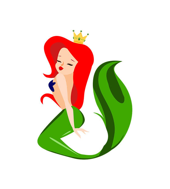 Green Mermaid Vector Art – Mermaid Vector