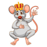 SVG Hand Waving Rat