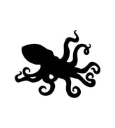 Octopus Silhouette Design