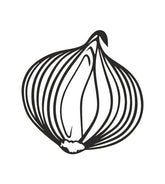 Onion Stencil
