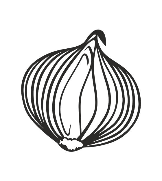 Onion Stencil