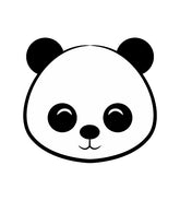 Panda Face Vector